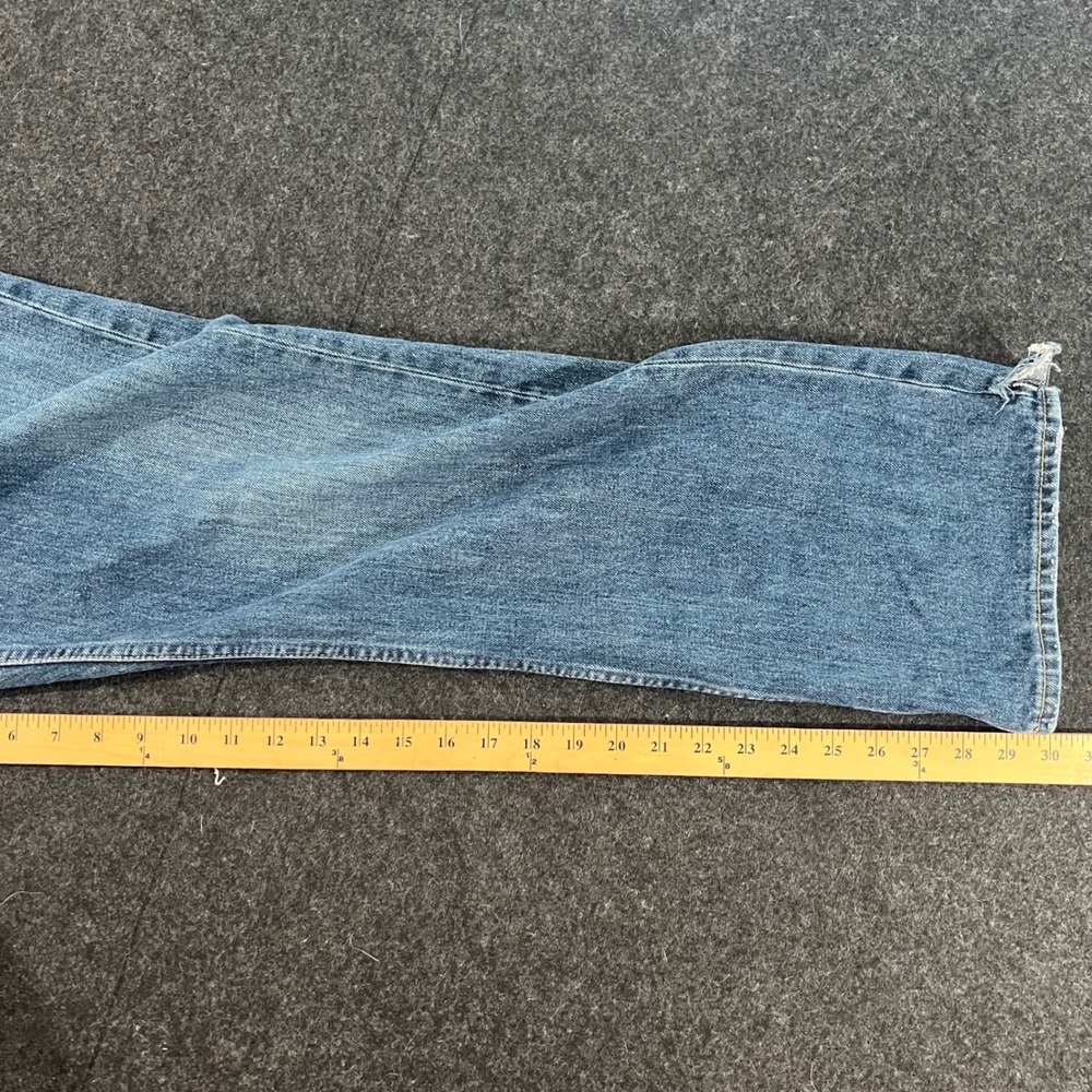 Gap 1969 Boot Fit Jeans Mens 30x30 Blue Vintage 90s Made In USA Skater Grunge - Picture 5 of 6